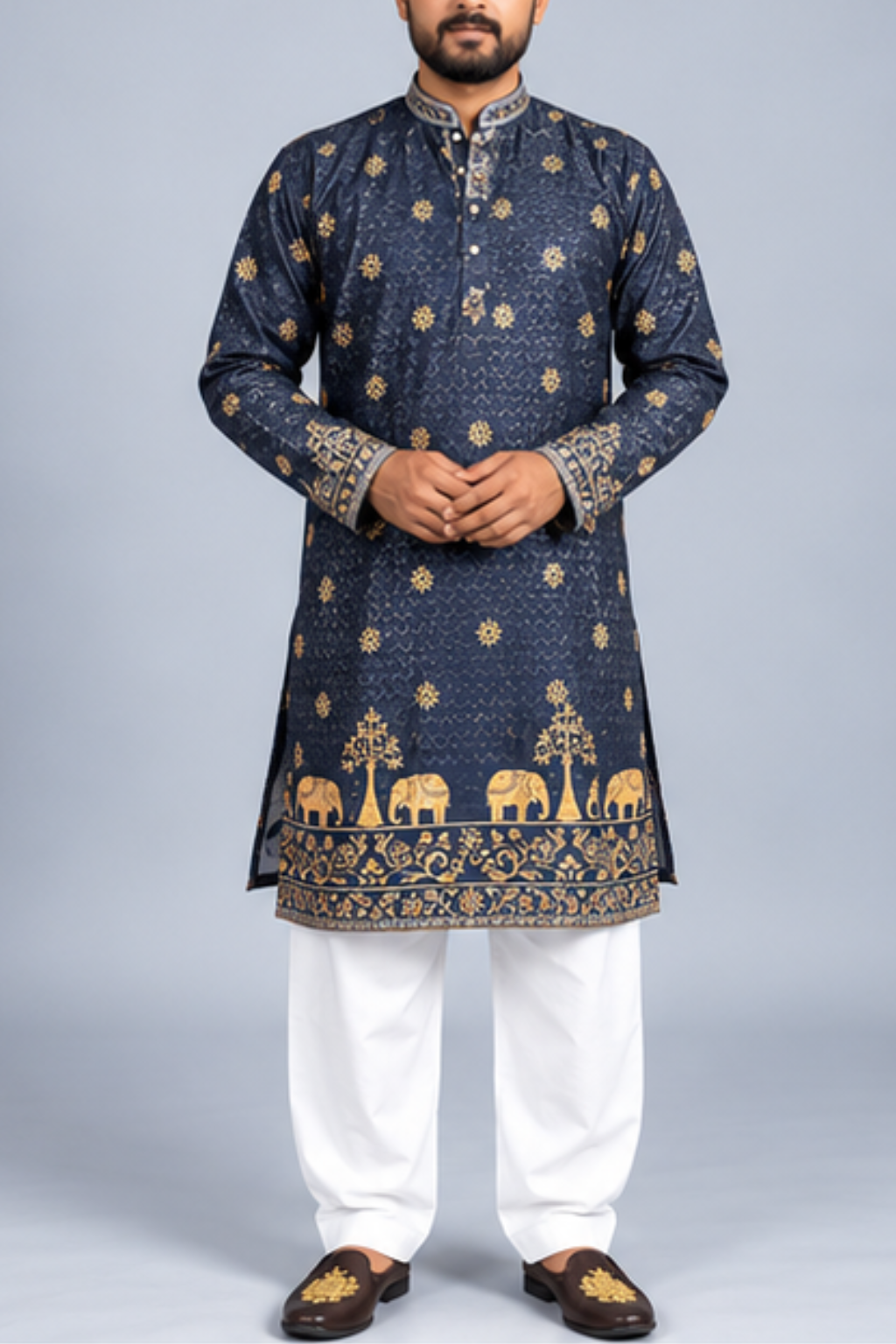 Klassic NX Black Kurta - D52