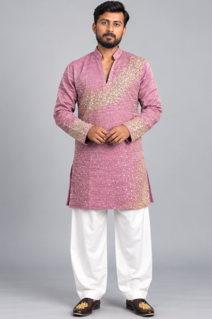 Klassic NX Pink Kurta - D33