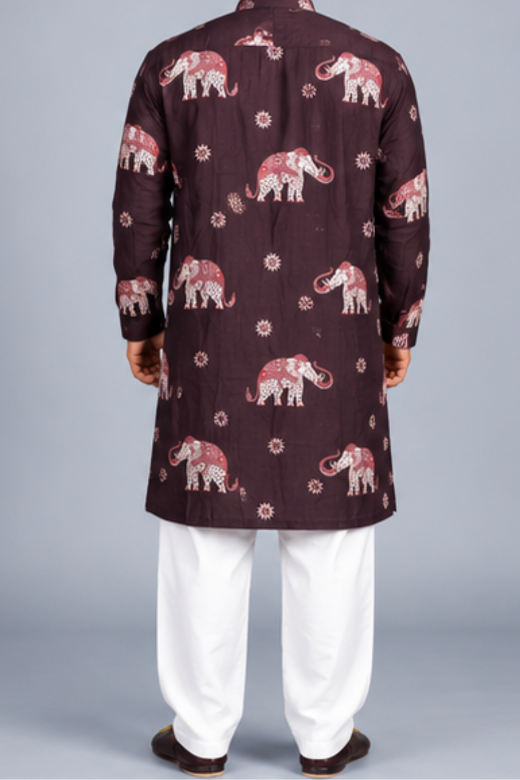 Klassic NX Wine Kurta - D48