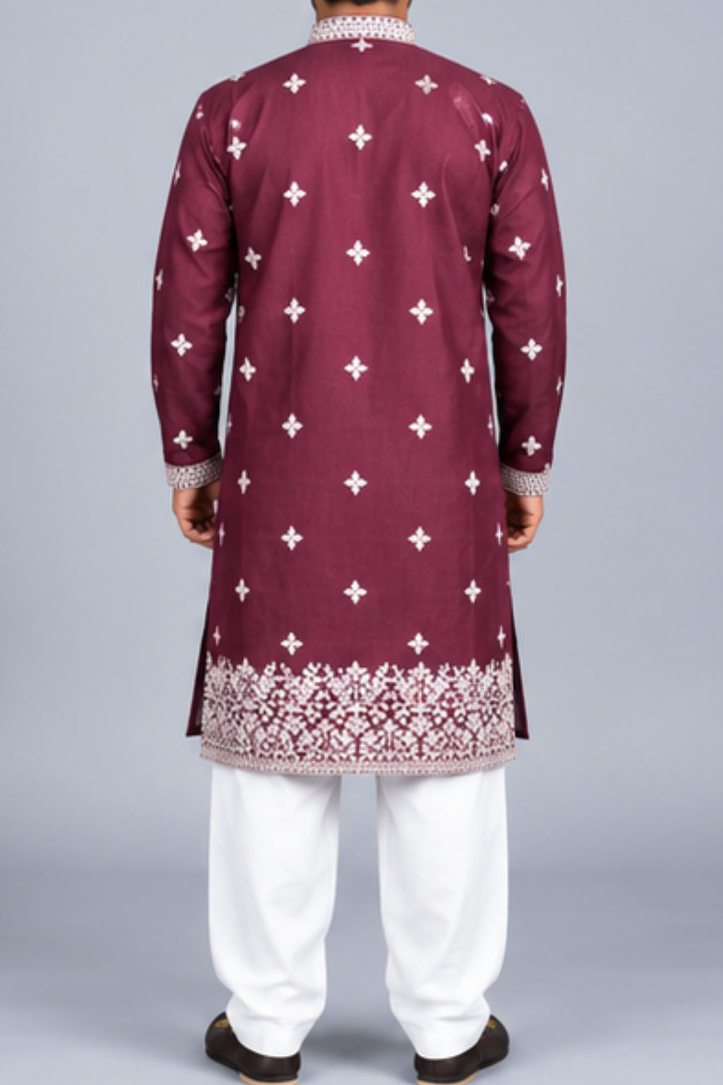 Klassic NX Wine Kurta - D50