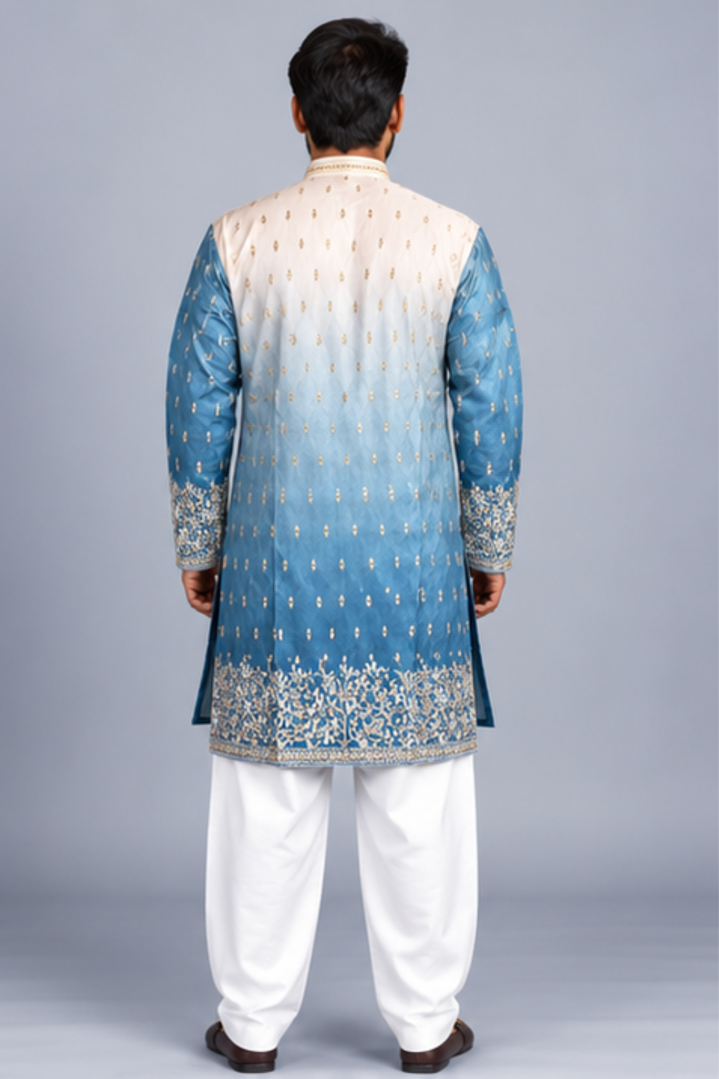 Klassic NX Blue Kurta - D39