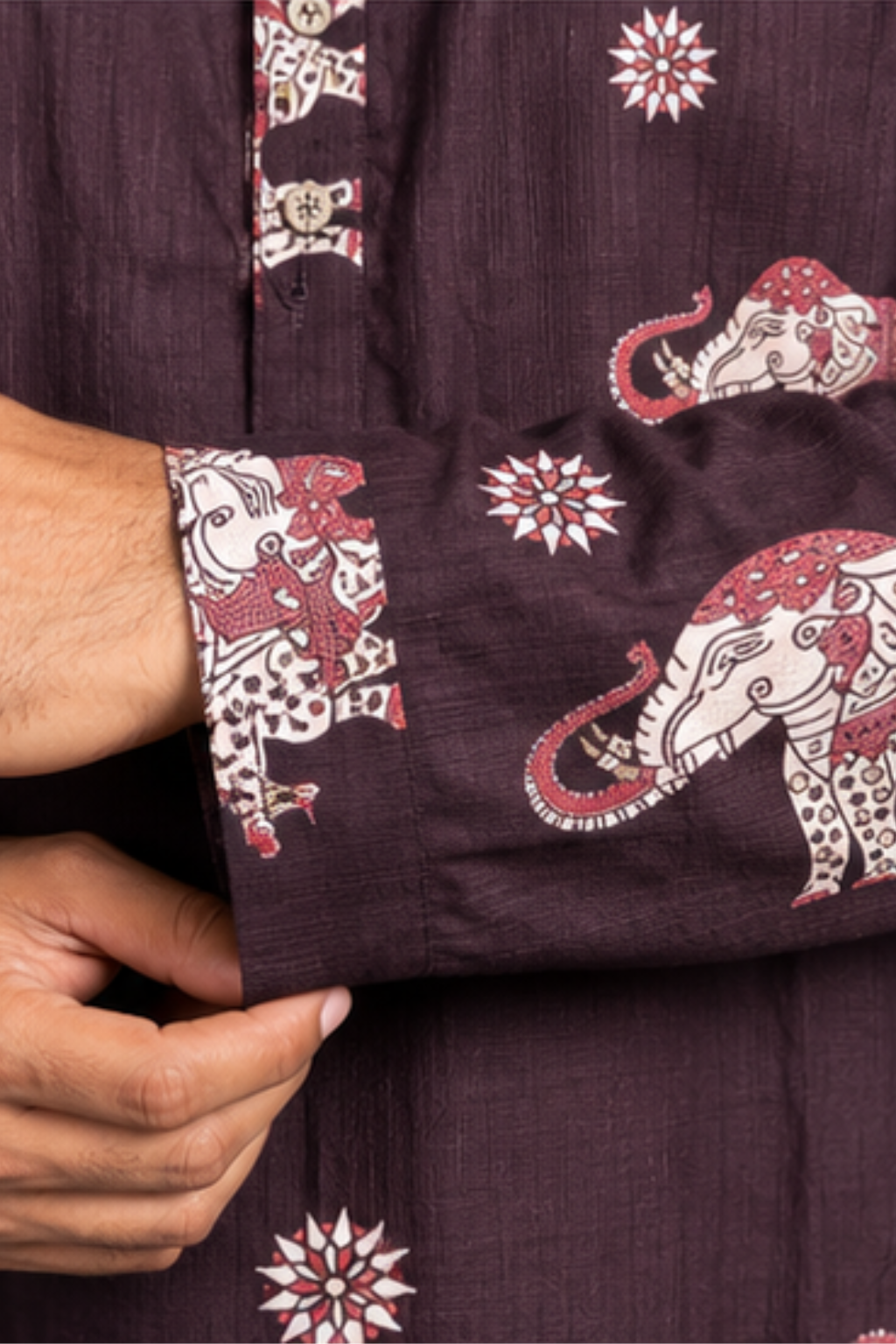 Klassic NX Wine Kurta - D48