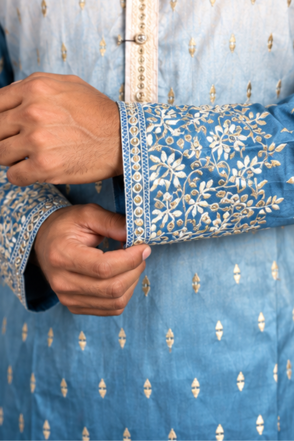 Klassic NX Blue Kurta - D39