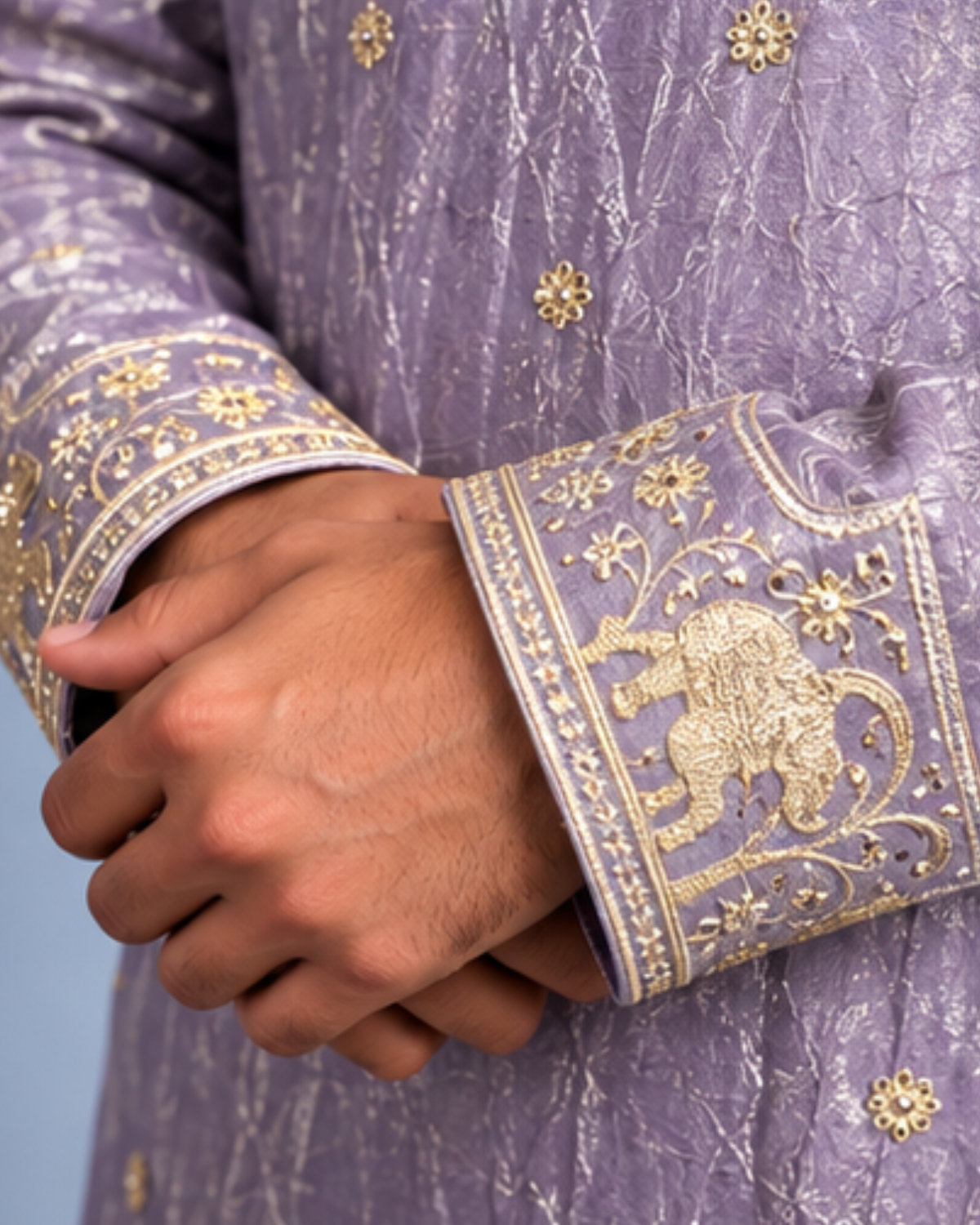 Klassic NX Crushed Violet Kurta - D60