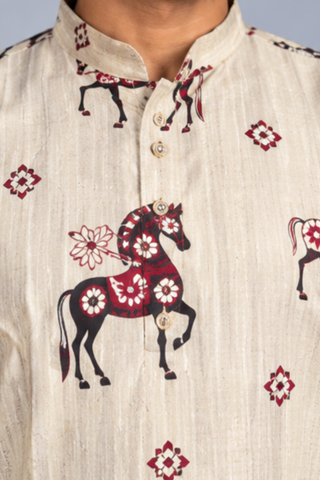 Klassic NX Ivory Kurta - D47