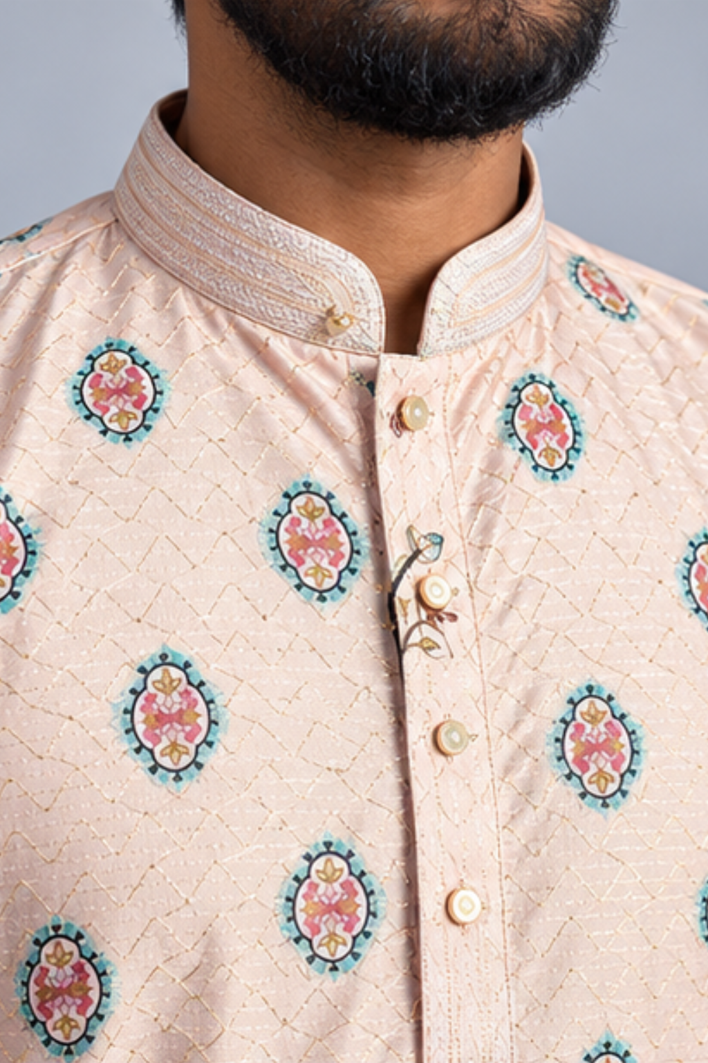 Klassic NX Baby Pink Kurta - D59