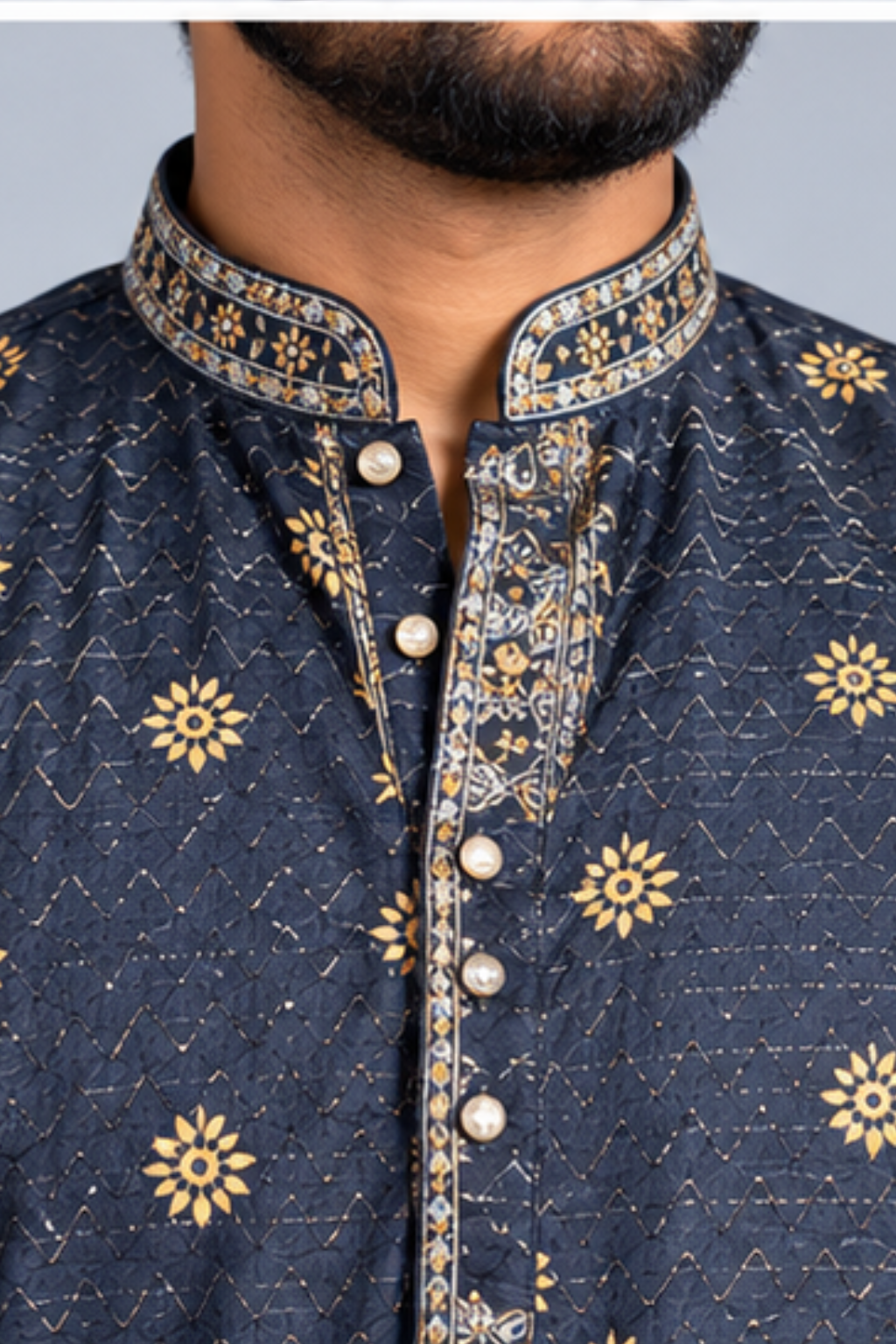 Klassic NX Black Kurta - D52