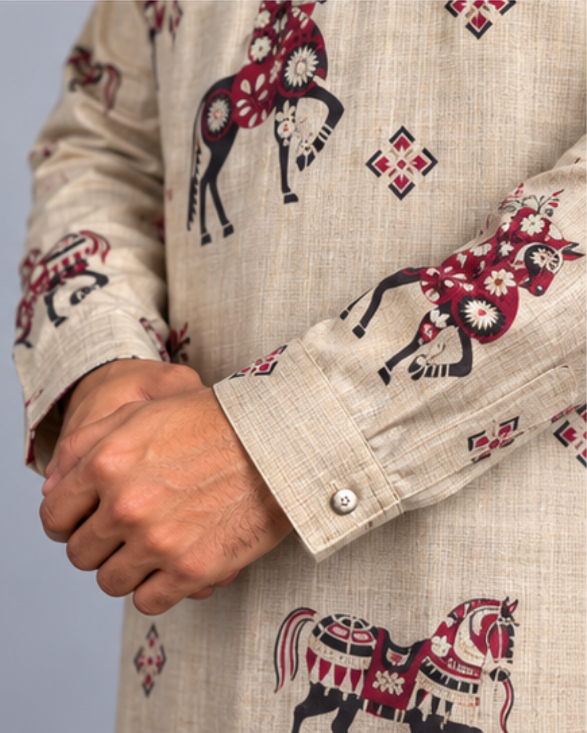 Klassic NX Ivory Kurta - D47