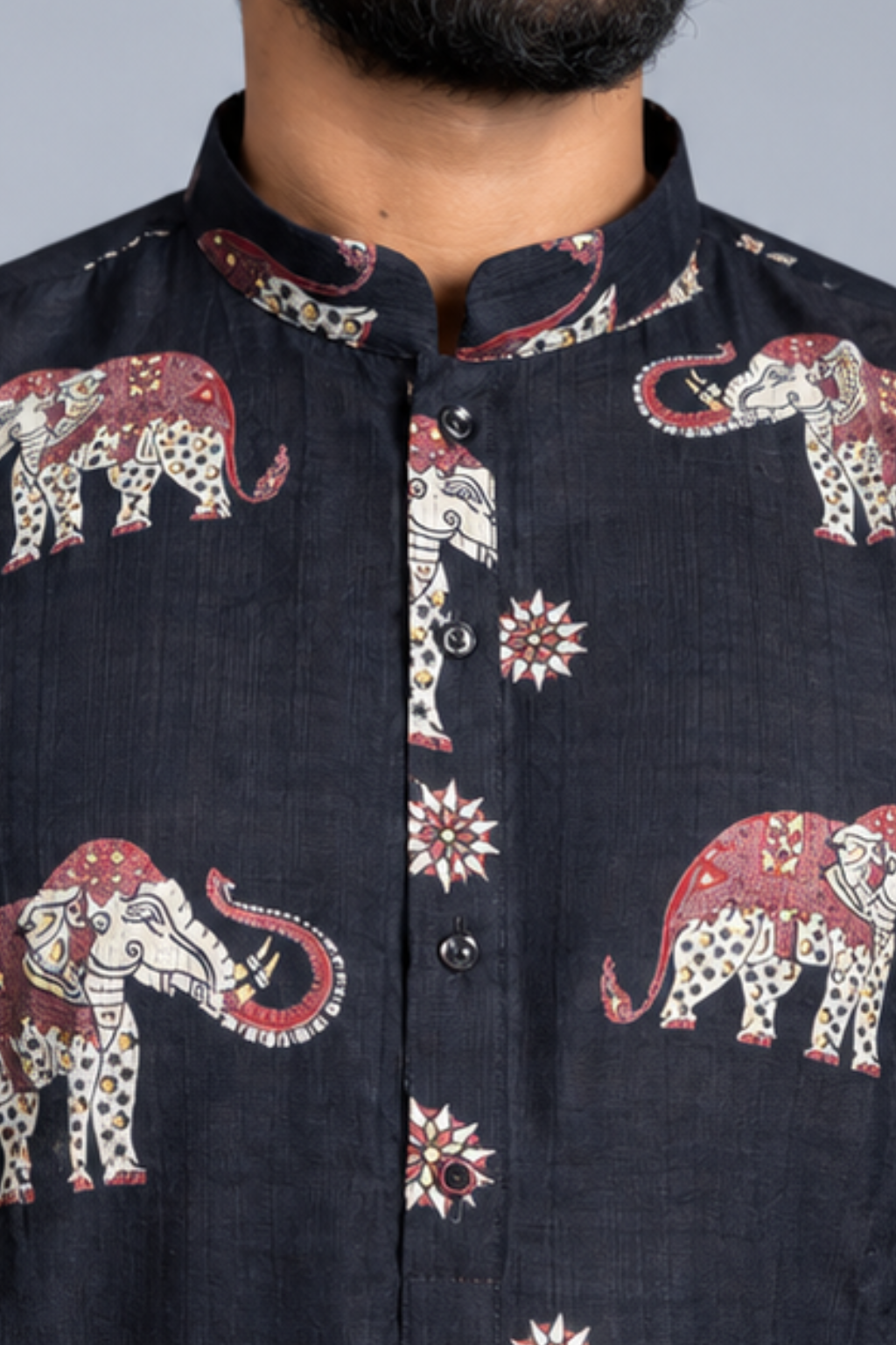 Klassic NX Black Kurta - D46