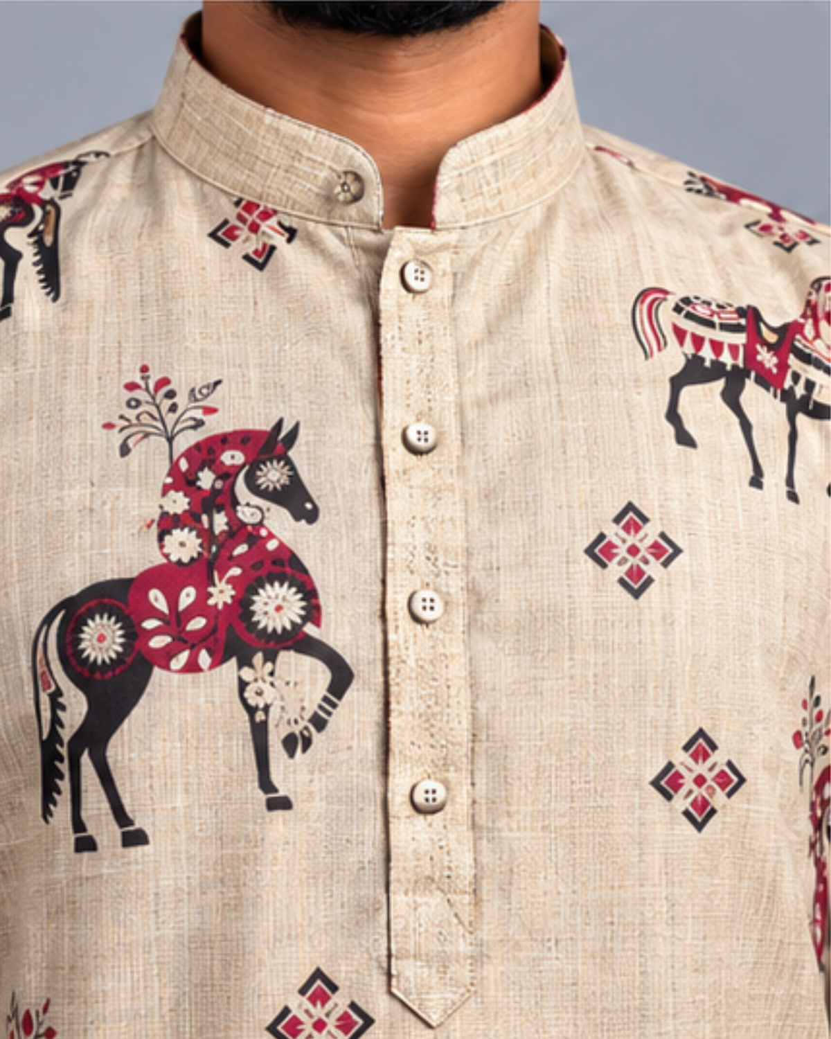 Klassic NX Ivory Kurta - D47