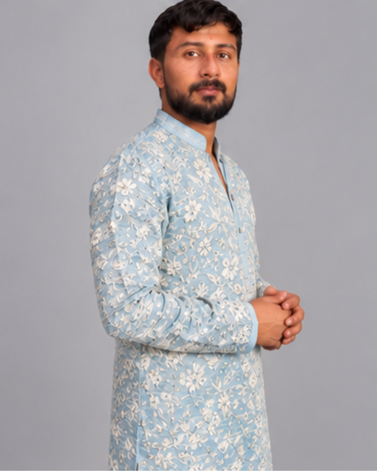 Klassic NX Blue Kurta - D36