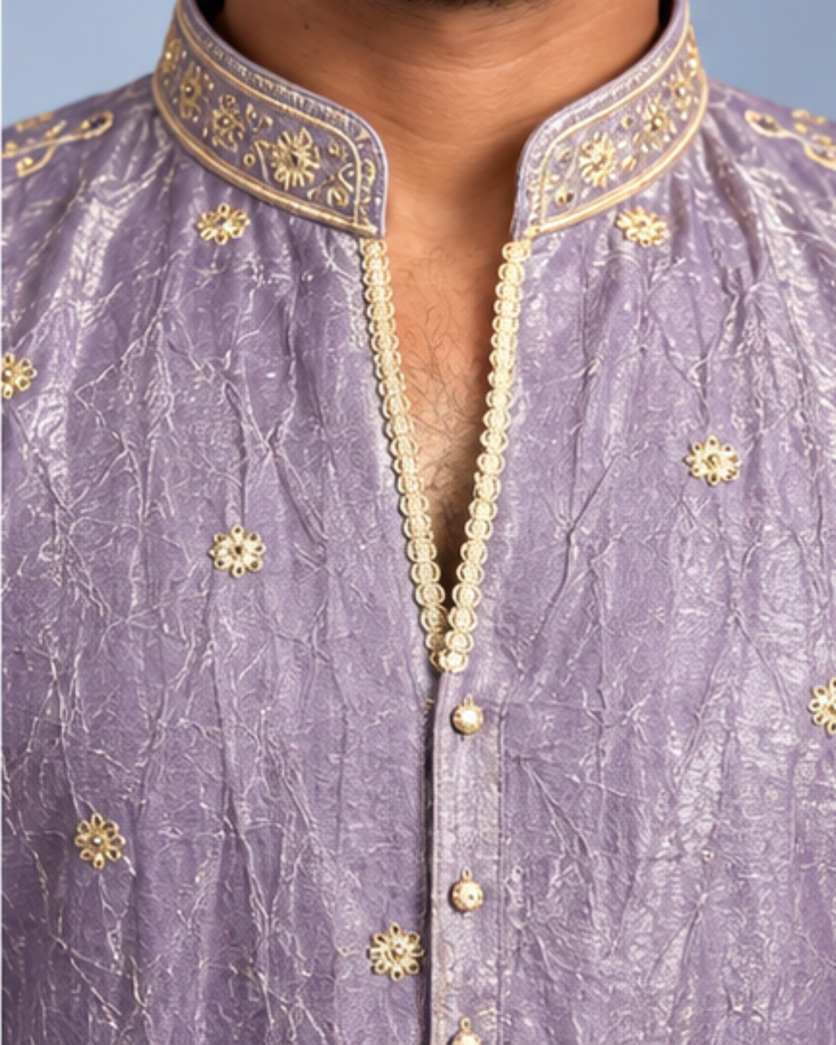 Klassic NX Crushed Violet Kurta - D60