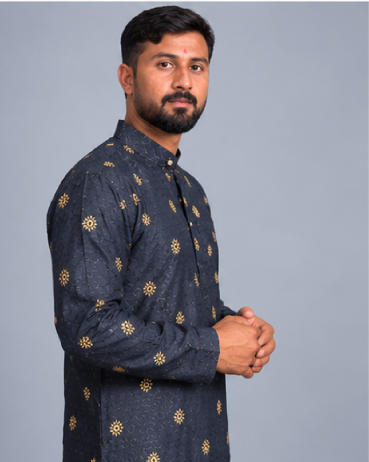 Klassic NX Black Kurta - D52