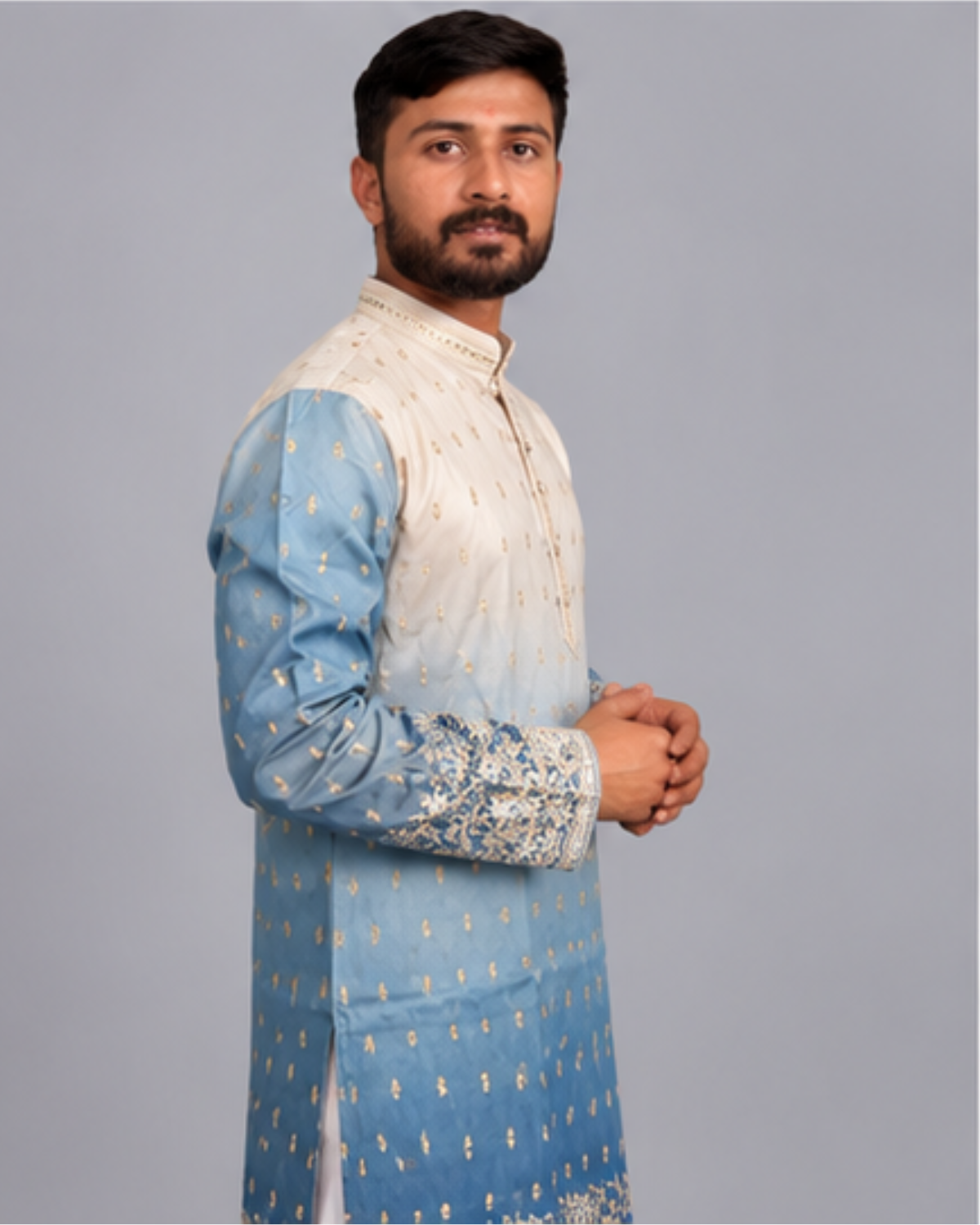 Klassic NX Blue Kurta - D39