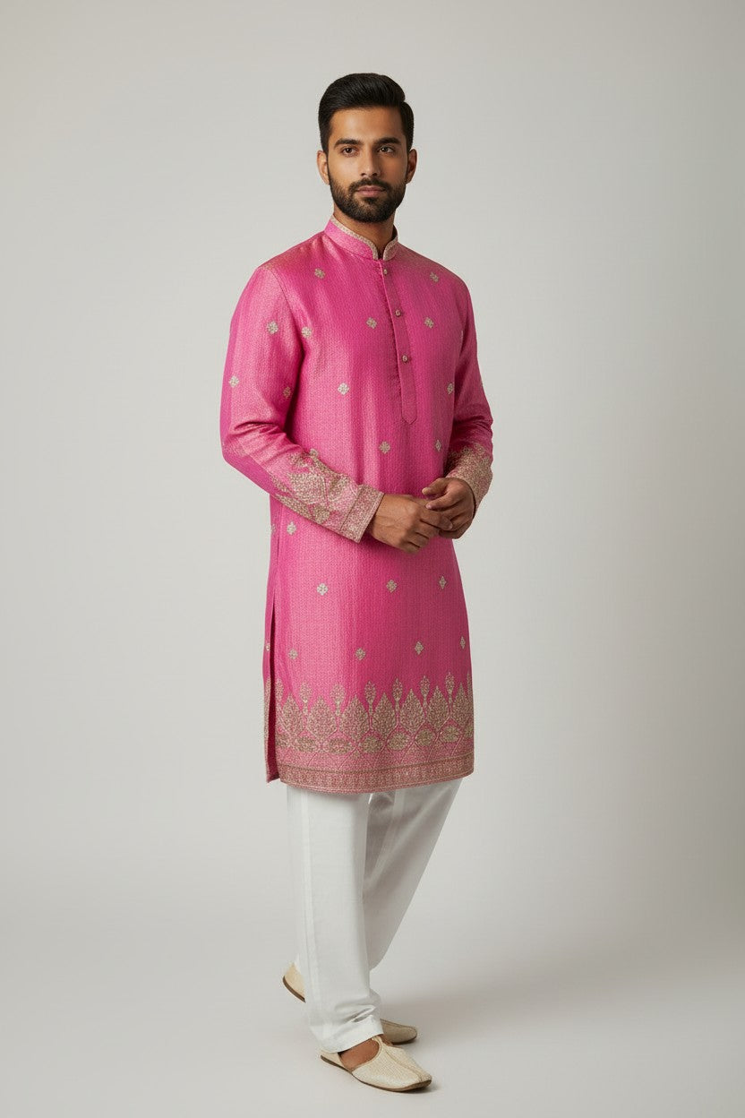 Klassic NX Pink Kurta - D8