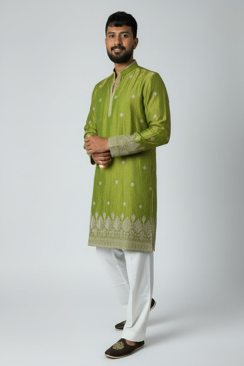 Klassic NX Green Kurta - D22