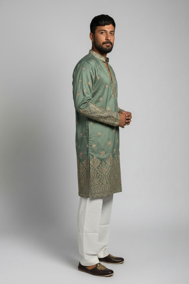Klassic NX Green Kurta - D15