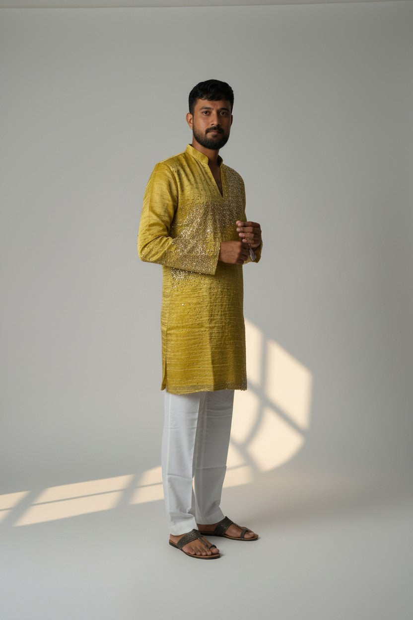 Klassic NX Yellow Kurta - D13