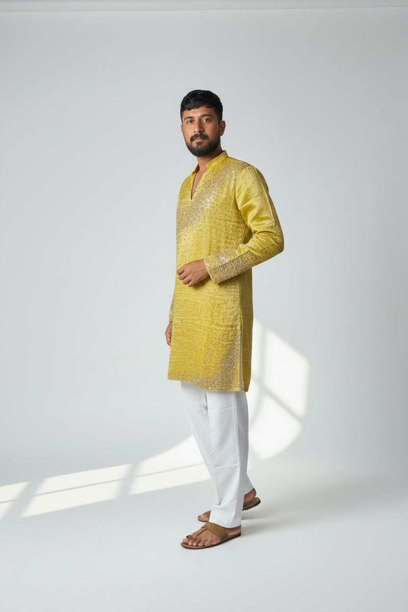 Klassic NX Yellow Kurta - D13