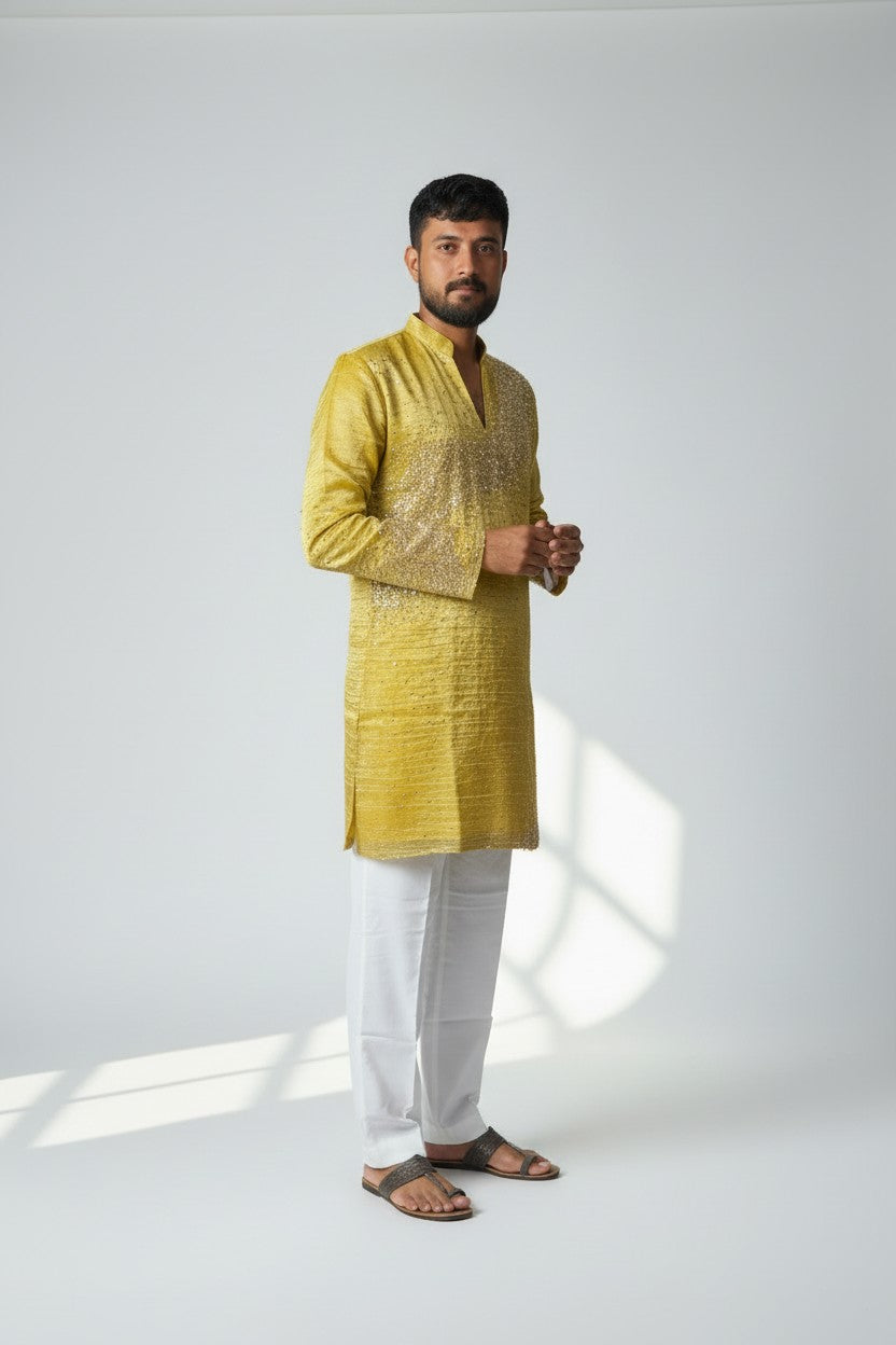 Klassic NX Yellow Kurta - D13