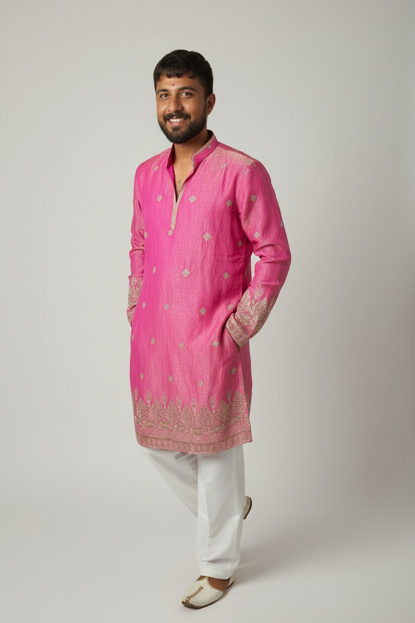 Klassic NX Pink Kurta - D8