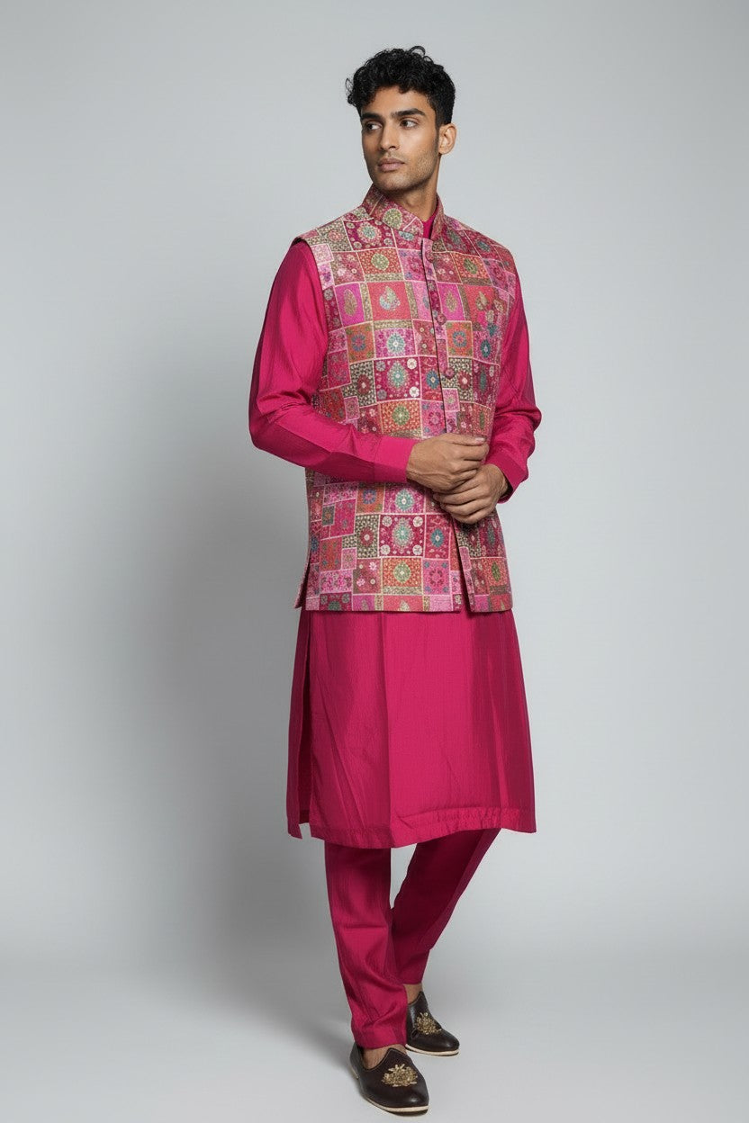 Klassic NX Pink Kurta Set - D2