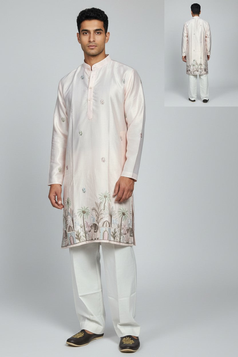 Klassic NX Blush Pink Kurta - D30