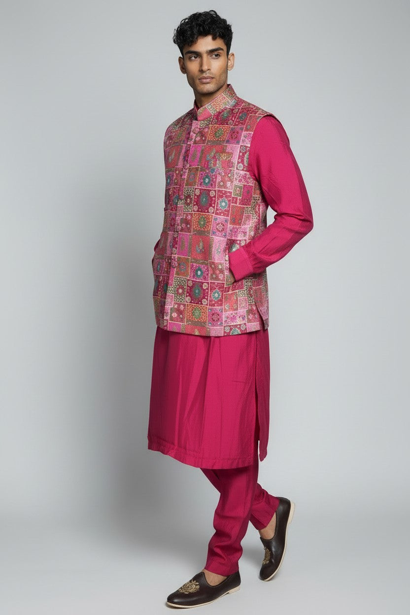Klassic NX Pink Kurta Set - D2