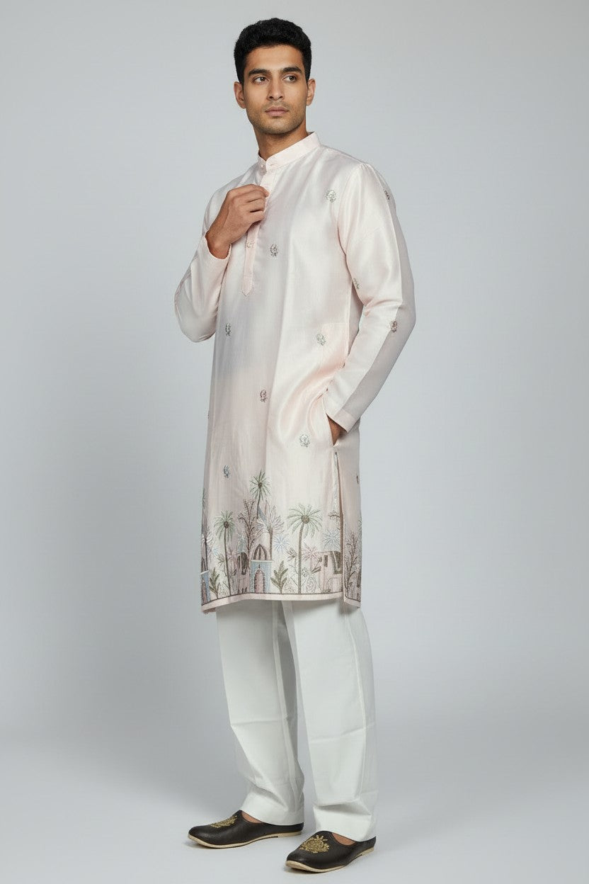 Klassic NX Blush Pink Kurta - D30