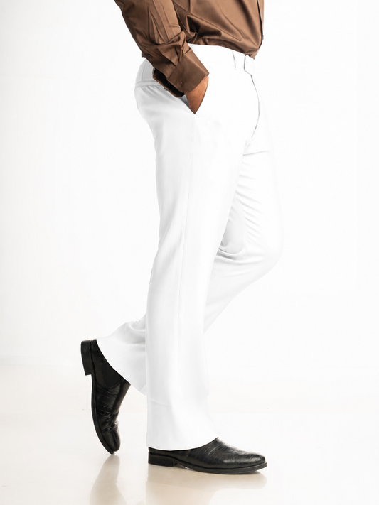 Boot Cut Pant White