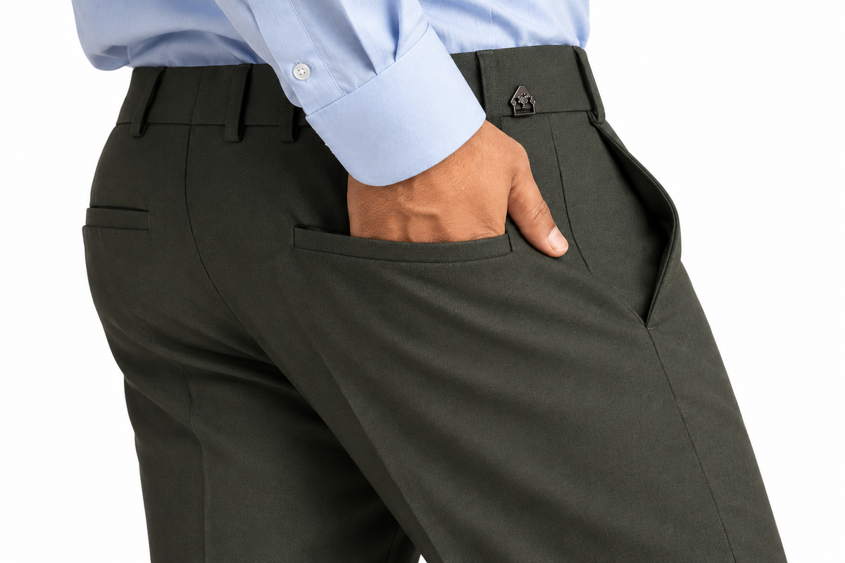 KLASSIC BTCT Men's Pants - Bottle Green- Design 16