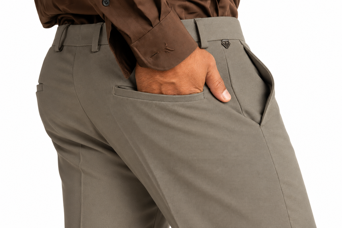 KLASSIC BTCT Men's Pants - Khaki - Design 14