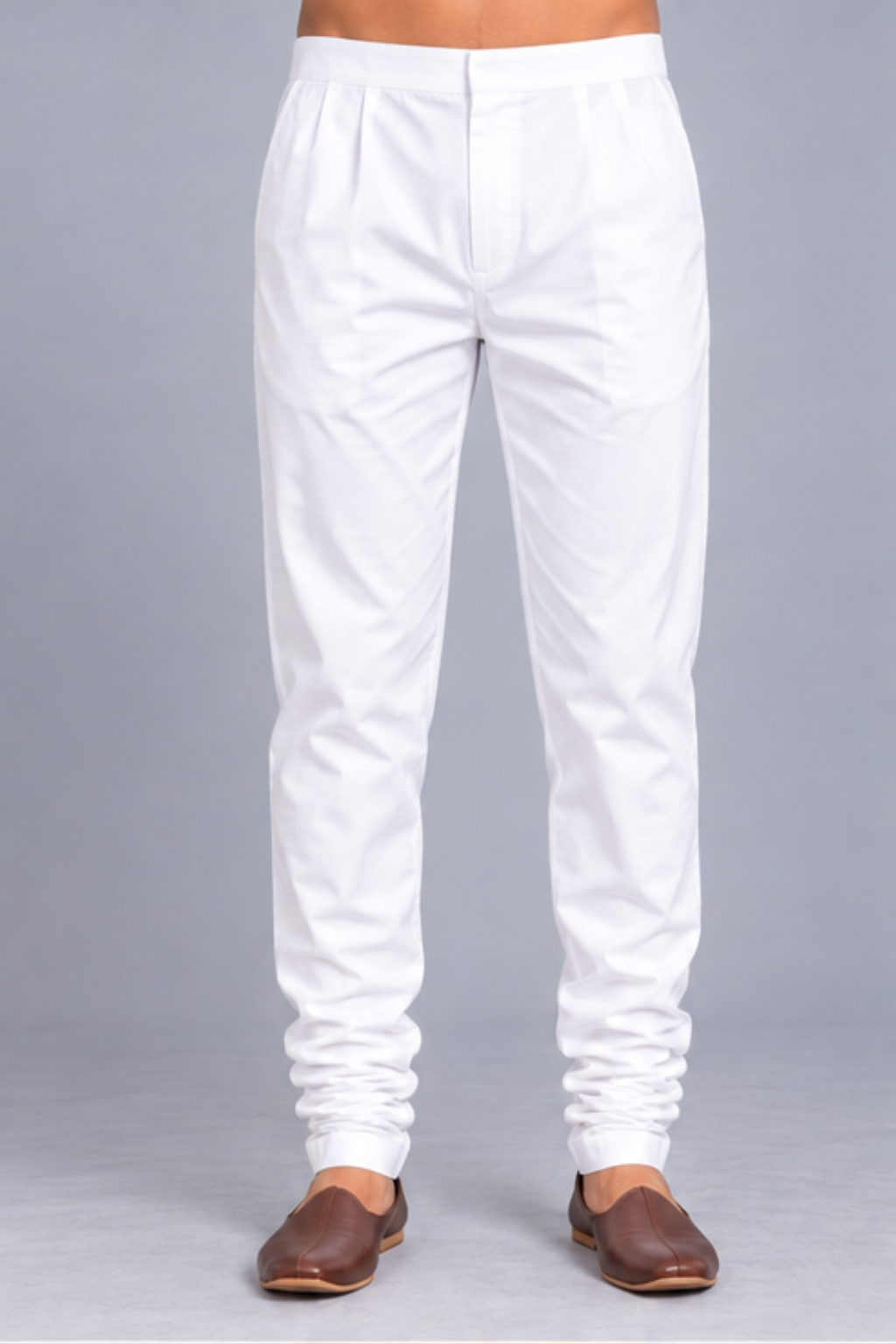 White Chudidar Pyjama